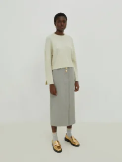 EDITED Midi-nederdele Nederdel Mila Kvinder Grå -Minikjoler Butikk 03518e07d8078966a0015ff29333ebeb scaled