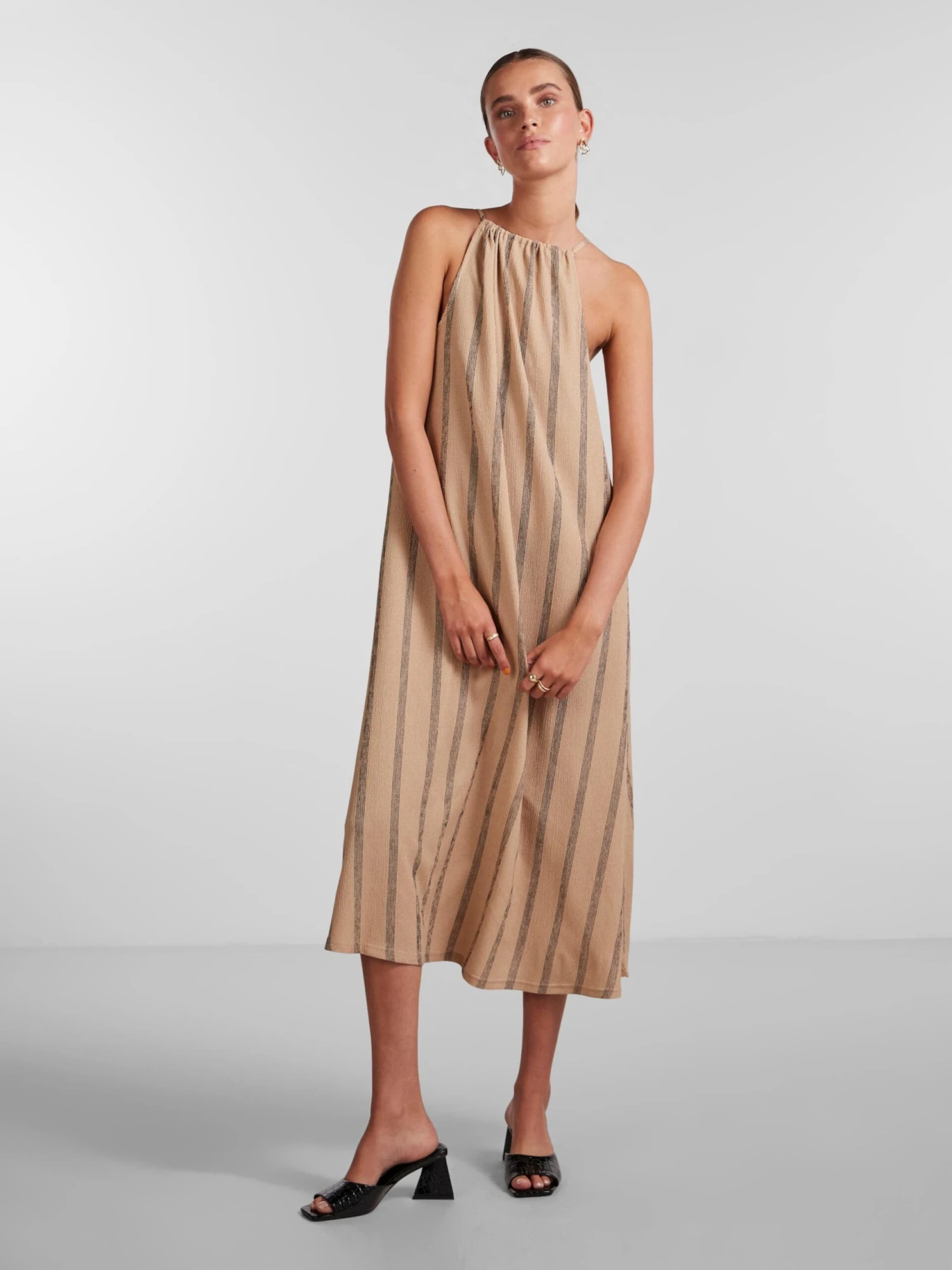 Pieces Maxikjoler Kjole Luna Kvinder Beige 2 Pieces Maxikjoler Kjole Luna Kvinder Beige - Billede 2