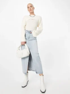 Midi-nederdele Nederdel ADINDA Kvinder Blå -Minikjoler Butikk 154c6242eb047f6b564f040be8d52112 scaled