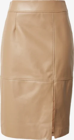 Lædernederdele Nederdel Setora Kvinder Sand