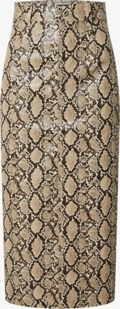 EDITED Lædernederdele Nederdel Gesina Kvinder Blandingsfarvet