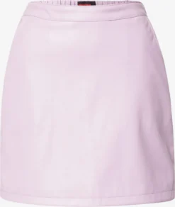 Lædernederdele Nederdel Kvinder Lavendel