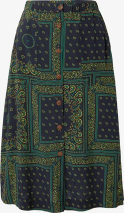 Iriedaily Midi-nederdele Nederdel Blossy Kvinder Petroleum