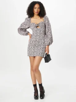 Minikjoler Kjole ESMERALDA Kvinder Beige / Sort -Minikjoler Butikk 33b0f3084820ed530d6751ed7fc185d6 scaled