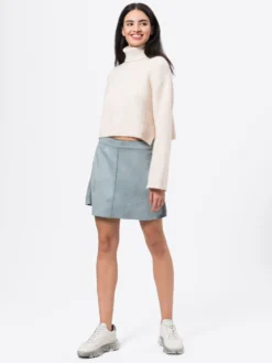 ONLY Lædernederdele Nederdel LINEA Kvinder Røgblå -Minikjoler Butikk 384af4fdab3513b232dc700fb634254c scaled