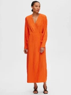 Selected Femme Maxikjoler Kjole Kvinder Orange -Minikjoler Butikk 3b064ad965111b11cafcfd251464b4b9 scaled