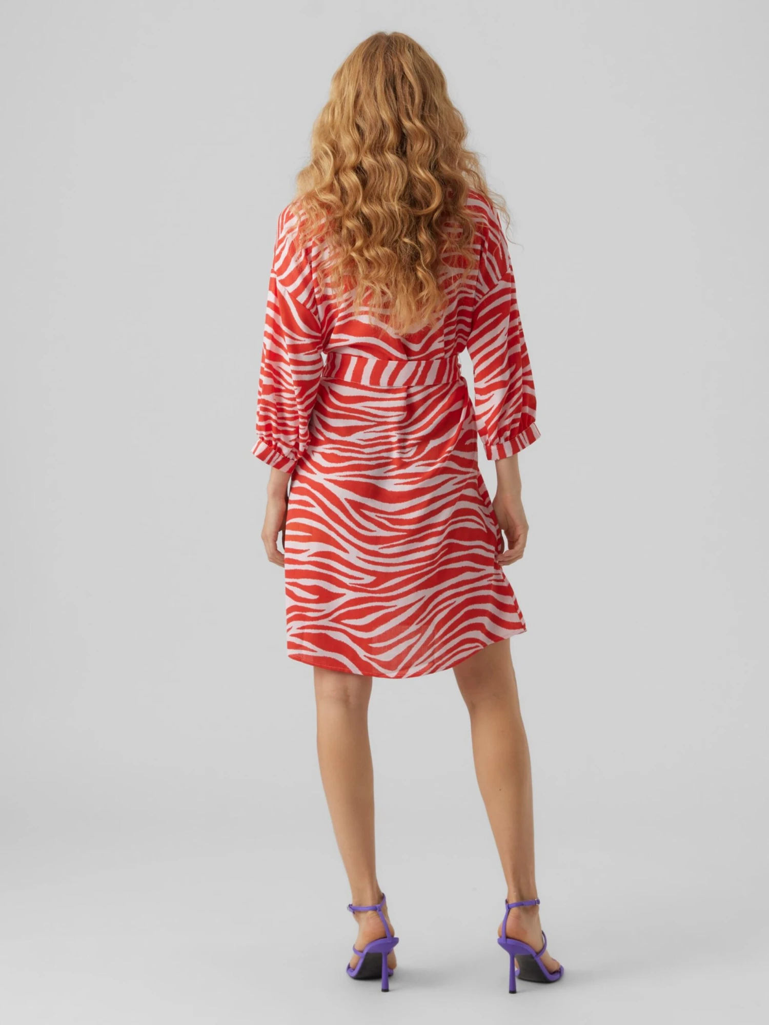 Vero Moda Minikjoler Kjole SEBA Kvinder Mørkeorange 3 Vero Moda Minikjoler Kjole SEBA Kvinder Mørkeorange - Billede 3