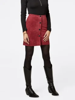 Lædernederdele Nederdel Melia Kvinder Bordeaux -Minikjoler Butikk 48bf6ec6aa0a590741385f2260491b69 scaled