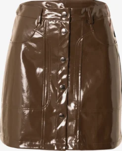 Lædernederdele Nederdel HELLA Kvinder Brun