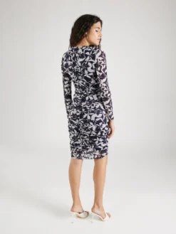 Vila Minikjoler Kjole AVA Kvinder Navy / Lyseblå -Minikjoler Butikk 651dec445854a1d356eb011497b46f3a scaled