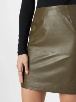 ICHI Lædernederdele Nederdel DARINA Kvinder Mokka -Minikjoler Butikk 6b034b261b1f18af4b7c307e49c49390 scaled