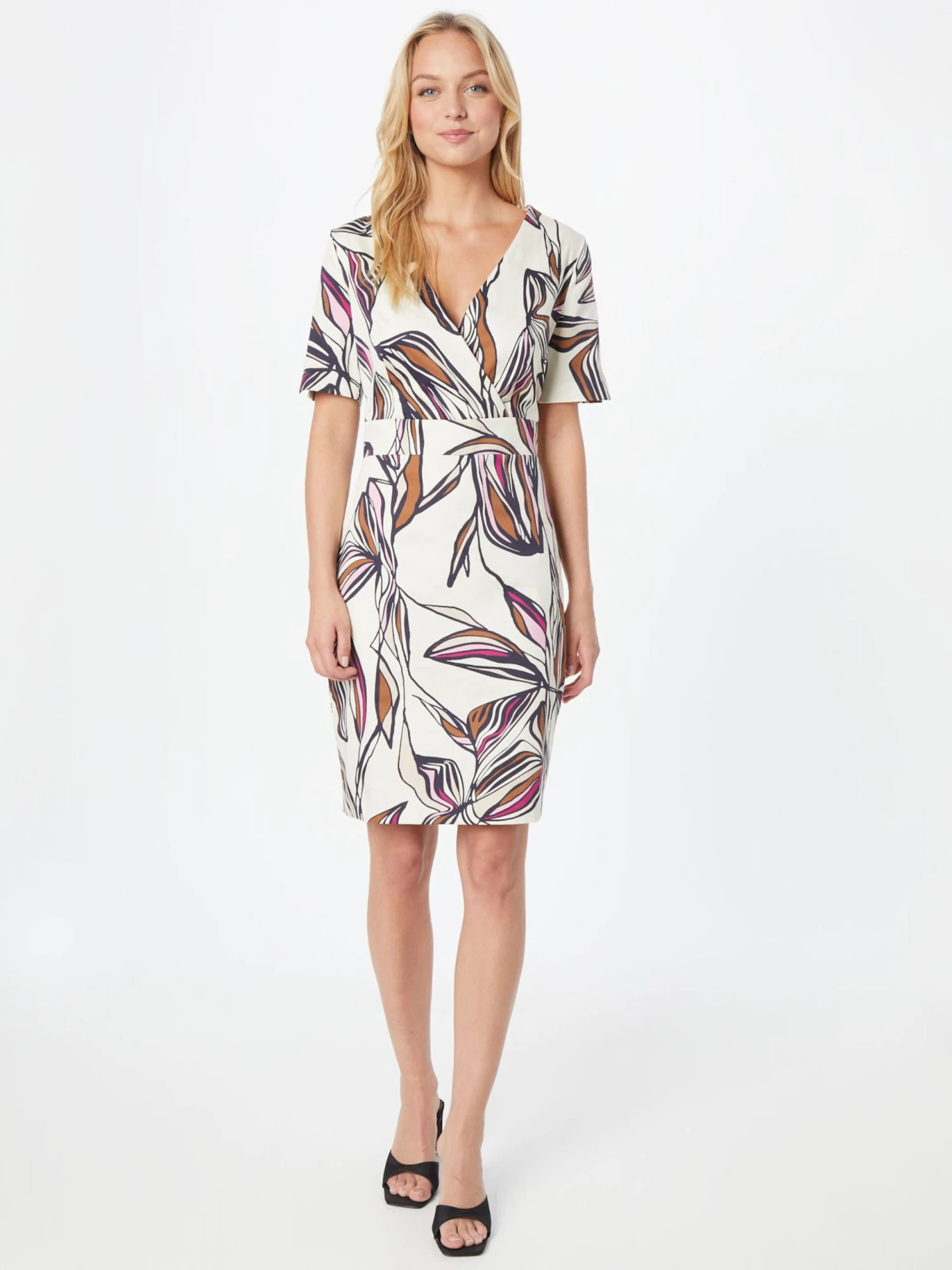 Comma Etuikjoler Etuikjole Kvinder Lysebeige 2 Comma Etuikjoler Etuikjole Kvinder Lysebeige - Billede 2