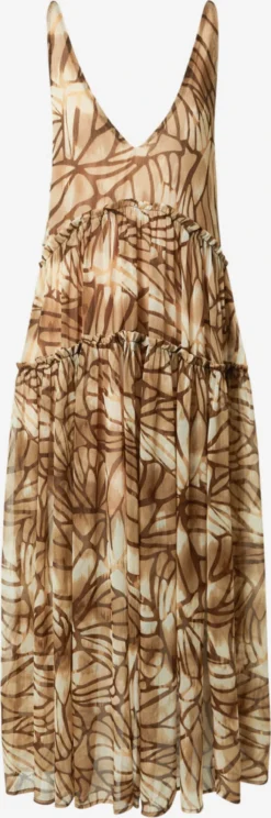 FREE PEOPLE Maxikjoler Kjole JULIANNA Kvinder Beige / Sand