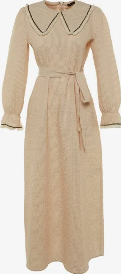 Trendyol Maxikjoler Kjole Kvinder Beige / Creme