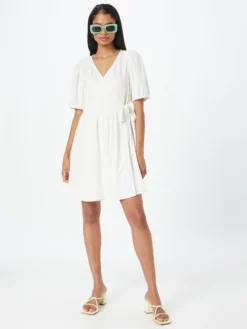 Vero Moda Minikjoler Kjole JESMILO Kvinder Hvid -Minikjoler Butikk 73c6258fc9c59f39eab6fc002322658f scaled