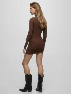 PULL & BEAR Minikjoler Kjole Kvinder Kastaniebrun -Minikjoler Butikk 7c7374bb48ebee9413d216120eecbb3e scaled