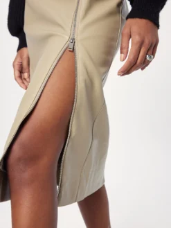 WAREHOUSE Lædernederdele Nederdel Kvinder Beige -Minikjoler Butikk 7f40b44a6e81850139e116c8427e719b scaled