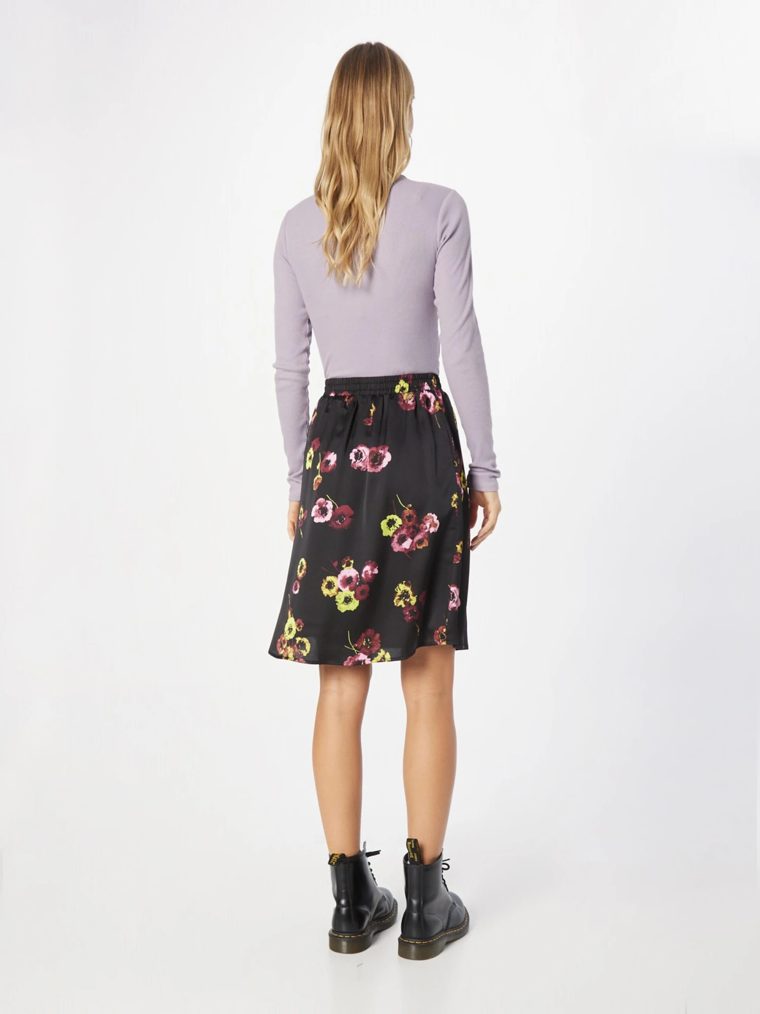 Kaffe Midi-nederdele Nederdel Donna Kvinder Sort 4 Kaffe Midi-nederdele Nederdel Donna Kvinder Sort - Billede 4