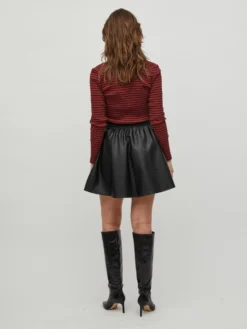 Vila Lædernederdele Nederdel Dagmar Kvinder Sort -Minikjoler Butikk 8137b556b21ff62c20b2a34497a42961 scaled