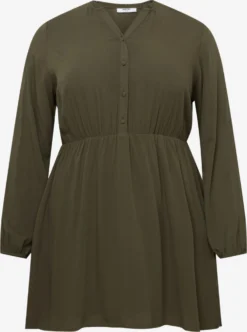 Minikjoler Kjole Elenie Kvinder Mørkegrøn