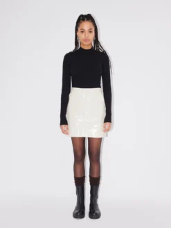 Lædernederdele Nederdel Danielle Kvinder Offwhite -Minikjoler Butikk 908980543456279c863bbc7762832bdc scaled