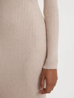 EDITED Maxikjoler Kjole JUNA Kvinder Beige -Minikjoler Butikk 988c5e1958a76418aff46e672745d6f1 scaled