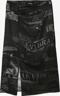 Desigual Midi-nederdele Nederdel LETTERS Kvinder Sort