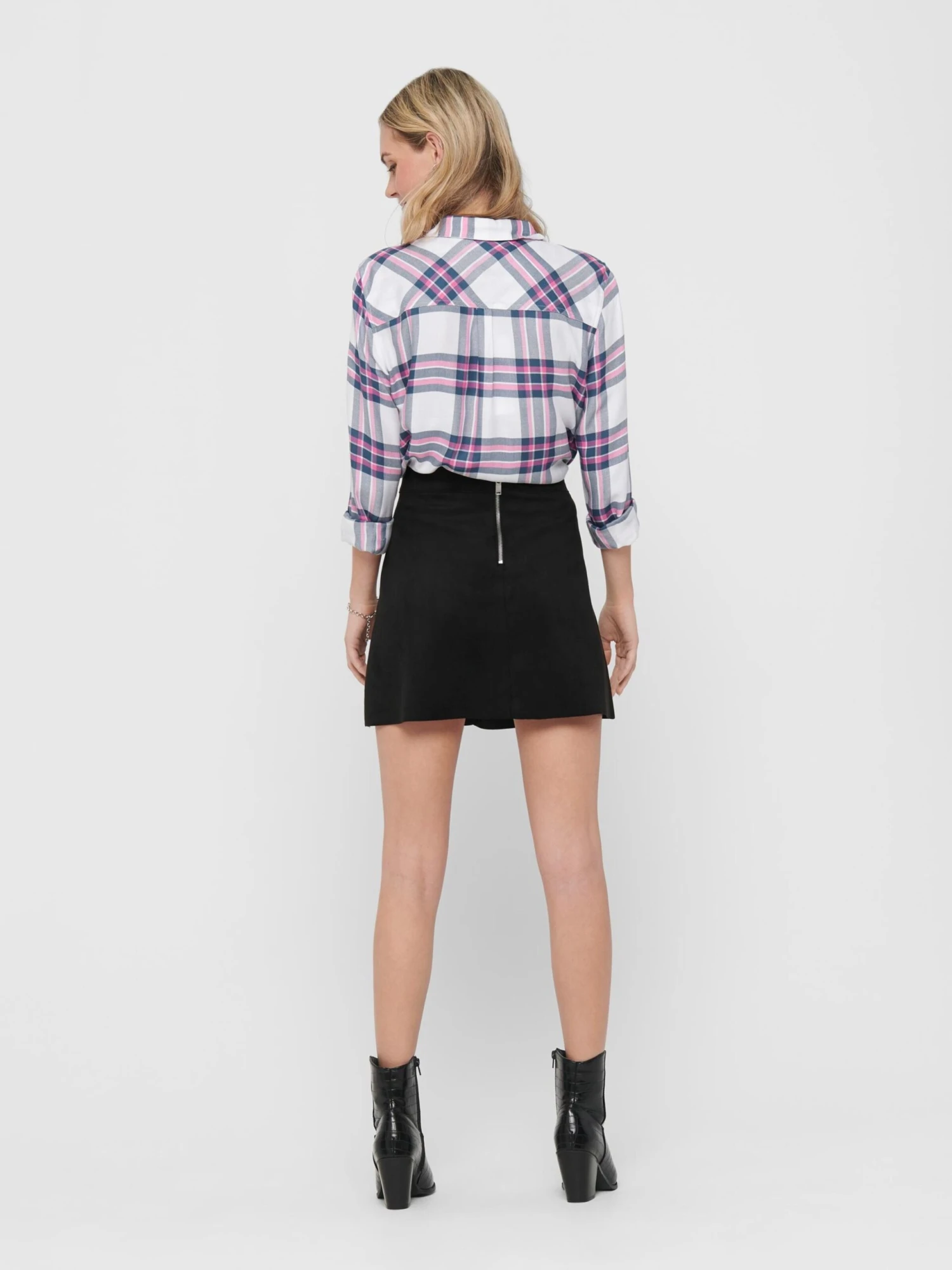 ONLY Lædernederdele Nederdel Onllinea Kvinder Sort 4 ONLY Lædernederdele Nederdel Onllinea Kvinder Sort - Billede 4