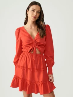 Minikjoler Kjole OLIA Kvinder Orange -Minikjoler Butikk b2e3e4010fc8406861d4ed1346eb0cfd scaled