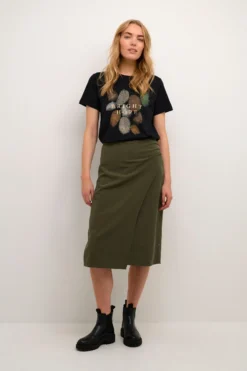 Cream Midi-nederdele Nederdel Charlott Kvinder Khaki -Minikjoler Butikk b390a53ac72b843a987fe875b7e700b9 scaled