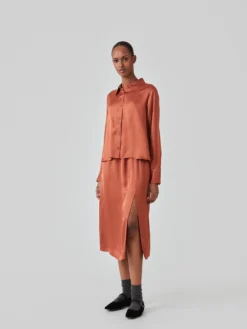 Modström Midi-nederdele Nederdel Flore Kvinder Brun -Minikjoler Butikk b4a5913b4a66cb959eab5043b307d8fd scaled