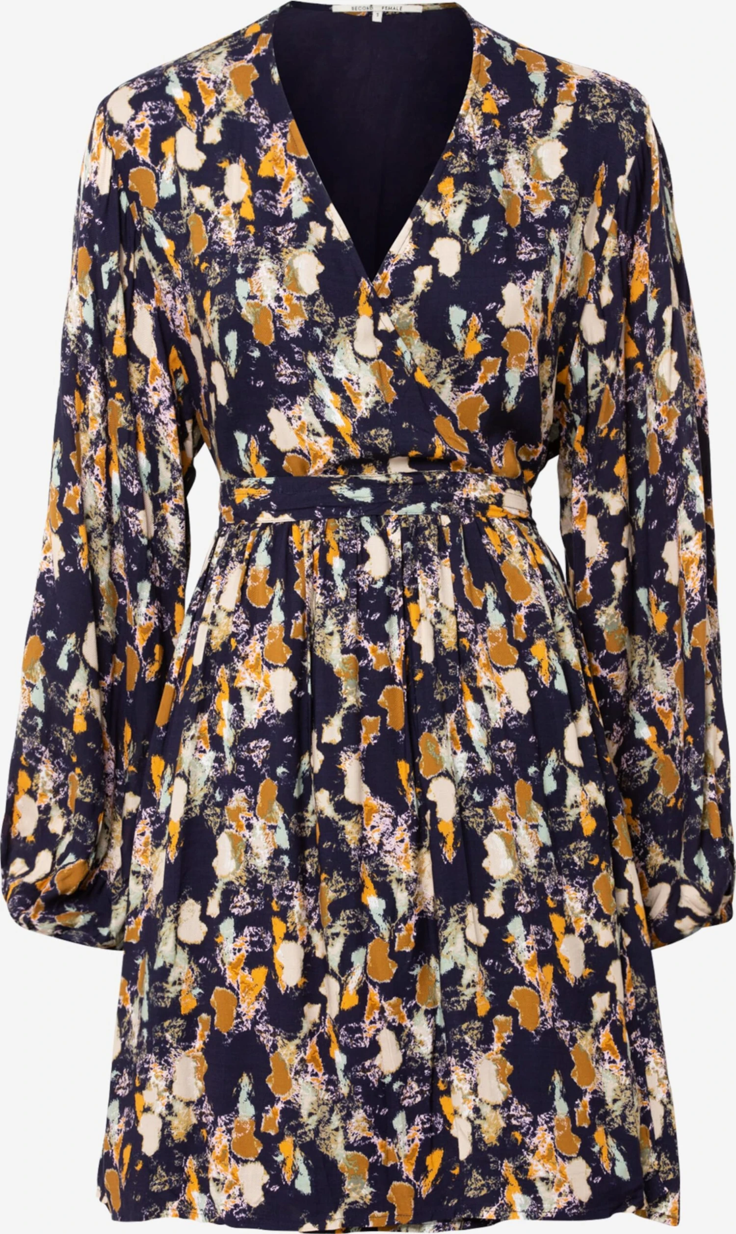 Second Female Minikjoler Kjole Kaleem Kvinder Mørkeblå 1 Second Female Minikjoler Kjole Kaleem Kvinder Mørkeblå