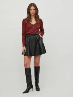 Vila Lædernederdele Nederdel Dagmar Kvinder Sort -Minikjoler Butikk c2336b51e967905c4b9f05d090c13ae1 scaled