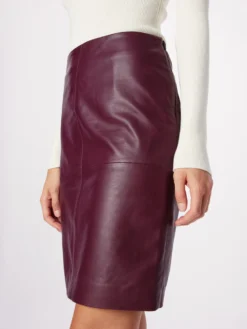 Lædernederdele Nederdel Cecilia Kvinder Mørkerød -Minikjoler Butikk d2583edc4dbd4a43a0f810ff934d7a24 scaled