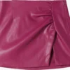 BERSHKA Lædernederdele Nederdel Kvinder Lilla
