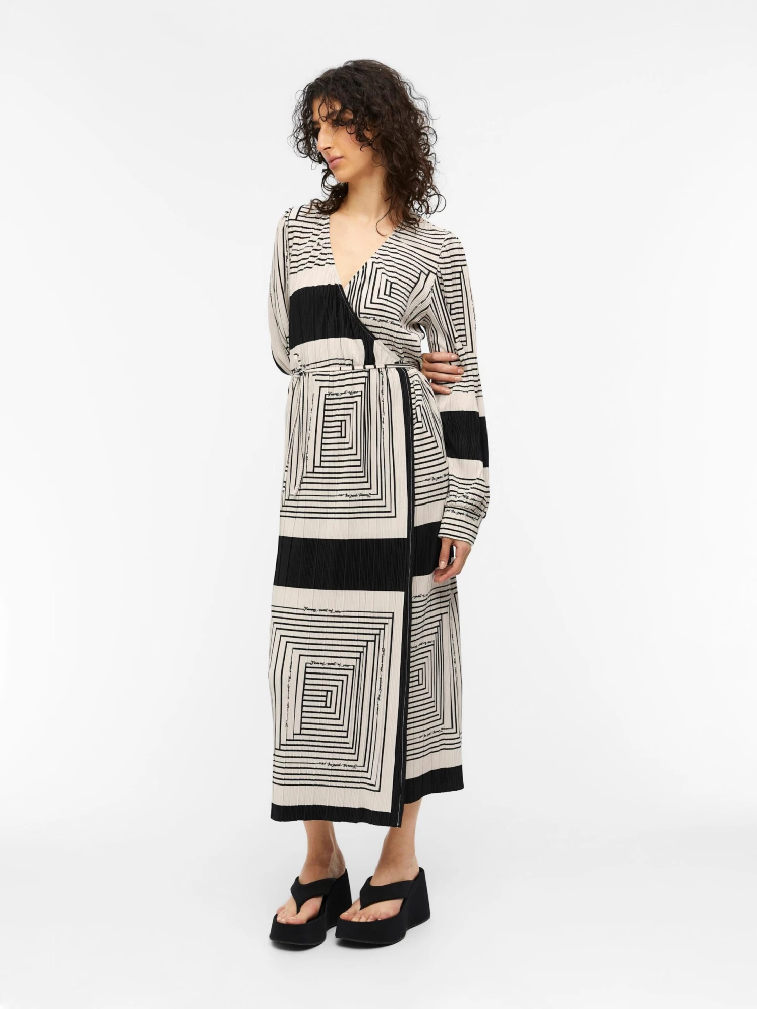 Object Maxikjoler Kjole TOBINA Kvinder Sort 4 Object Maxikjoler Kjole TOBINA Kvinder Sort - Billede 4