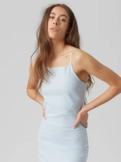 Vero Moda Maxikjoler Kjole Kvinder Lyseblå -Minikjoler Butikk e20041d21581717cf4786b3e1afbe6b5 scaled