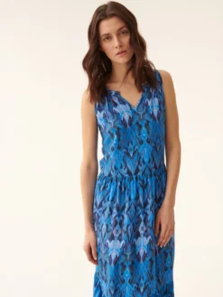 Maxikjoler Kjole Oroko 3 Kvinder Blå -Minikjoler Butikk e3059e4ccc9cb842add87f64f2217cc9 scaled