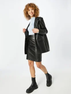 GIPSY Lædernederdele Nederdel Swante Kvinder Sort -Minikjoler Butikk e9777598be6c5cc52fdefc8aa93332fa scaled