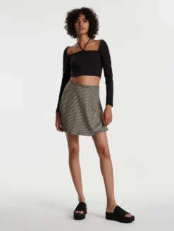 EDITED Lædernederdele Nederdel Verenice Kvinder Beige / Grå -Minikjoler Butikk ecd7dc8196119da95b365ed5a45f124f scaled