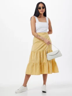 Midi-nederdele Nederdel Paradiso Kvinder Gul -Minikjoler Butikk f3f80bba1dc92e9537682b96944bcd0b scaled