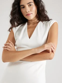 Hugo Etuikjoler Etuikjole Kemanda Kvinder Hvid 6 Hugo Etuikjoler Etuikjole Kemanda Kvinder Hvid -Minikjoler Butikk f45887530f4ed4446aad7efe49465937 scaled