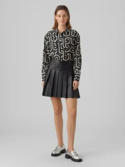 Vero Moda Lædernederdele Nederdel NAOMI Kvinder Sort -Minikjoler Butikk f808963d3a664663c2d481a0033207e7 scaled