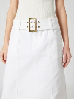 Midi-nederdele Nederdel Henrike Kvinder Hvid -Minikjoler Butikk f80da016bf421dab88812ab2dbbfc8ee scaled