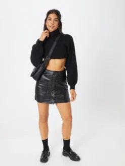 ONLY Lædernederdele Nederdel CATHRIN Kvinder Sort -Minikjoler Butikk f841d16c1dcb8915e1010c2057ded05d scaled